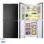 Frigo-Congelateur 4 portes INOX 420L